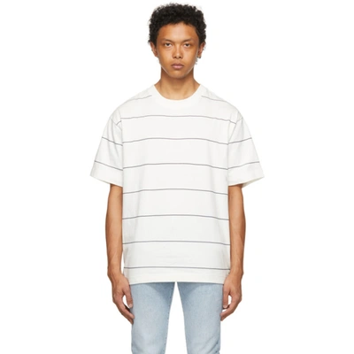 Levi's White & Navy Stripe Loose T-shirt In Sunday Stripe Multi