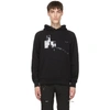 HELIOT EMIL BLACK EMBROIDERED LOGO HOODIE