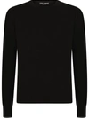 Dolce & Gabbana Crew-neck Sweater In Black