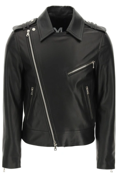 Balmain Biker Jacket In Black