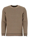 FENDI FENDI FF MOTIF KNITTED JUMPER