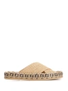 FENDI FENDI REFLECTIONS FF MOTIF SANDALS