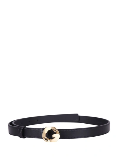 Givenchy G Chain 20mm Leather Belt In Black
