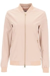Woolrich Charlotte Bomber Jacket In Pink