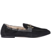 TOD'S TOD'S DOUBLE T LOGO EMBELLISHED LOAFERS