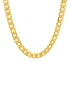 HMY JEWELRY CURB CHAIN LINK NECKLACE,819850012862