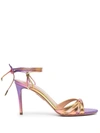 AQUAZZURA AQUAZZURA WOMEN'S MULTICOLOR LEATHER SANDALS,SOLMIDS1TMNTST 36.5