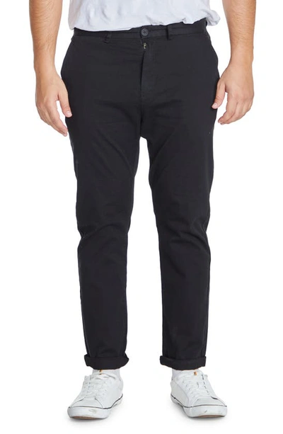 Johnny Bigg Jim Slim Fit Chinos In Black