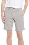 Theory 'zaine Patton' Cotton Blend Slim Fit Shorts In Bark