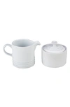 Le Creuset Stoneware Cream & Sugar Set In White