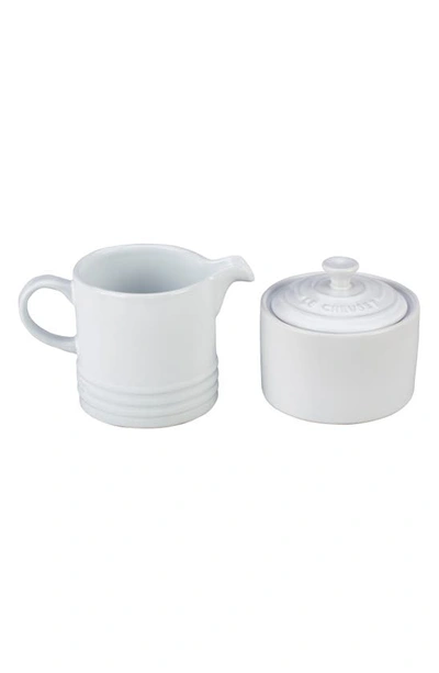 Le Creuset Stoneware Cream & Sugar Set In White