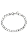 Argento Vivo Square Curb Chain Bracelet