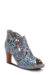 L'artiste Amora Sandal In Blue Leather