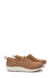 Traq By Alegria Mellodiq Slip-on Sneaker In Metta Sand Fabric