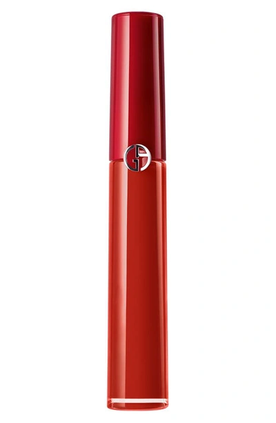 Giorgio Armani Lip Maestro Matte Liquid Lipstick In 418 Burn Red