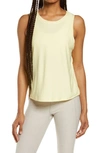 Beyond Yoga Balanced Muscle Tank In Limoncello Yellow Solid