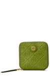 Tory Burch T Monogram Leather Wallet In Shiso