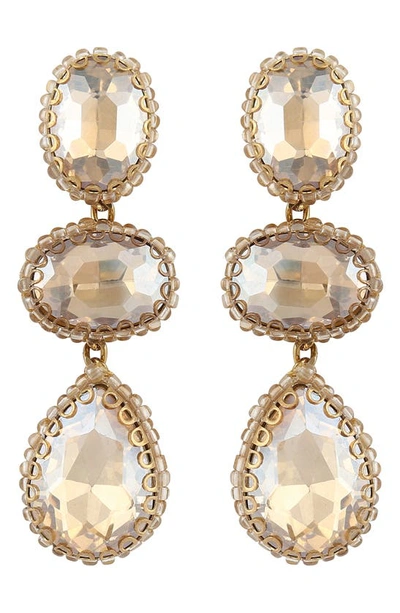 Deepa Gurnani Hadlee Drop Earrings In Gold