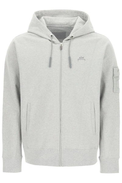 A-cold-wall* A Cold Wall Hoodie With Logo Embroidery In Grey