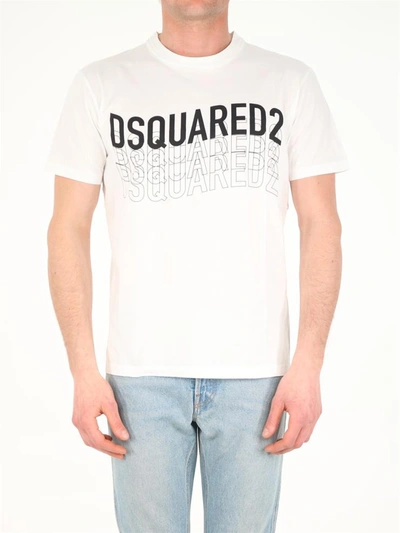 Dsquared2 Logo-print T-shirt In White
