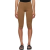 TOTÊME TAN CROPPED COMPACT LEGGINGS