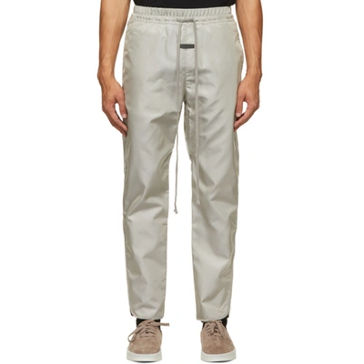 Fear Of God Drawstring Straight-leg Trousers In Grey