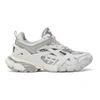 Balenciaga Men's Track 2 Caged Trainer Sneakers In White