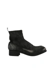 GUIDI GUIDI FRONT ZIP DETAIL ANKLE BOOTS