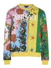 VERSACE VERSACE LOGO GRAPHIC PRINT SWEATSHIRT