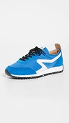Rag & Bone Retro Bicolor Runner Sneakers In Cerulean Blue