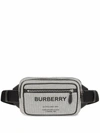 BURBERRY BURBERRY MEN'S BLACK COTTON BELT BAG,8038902 UNI