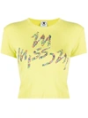 M MISSONI CROPPED T-SHIRT WITH LOGO