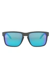 Oakley Holbrook Xl Polarized Square Sunglasses, 59mm In Gray Smoke / Prizm Sapphire Polarized