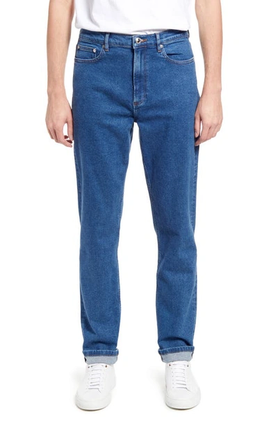 Apc Middle Standard Slim Fit Jeans In Ial-indigo Delave