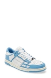 Amiri Men's Skeleton Leather Low-top Sneakers In Powder Blue