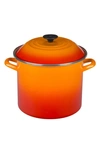 Le Creuset 10-quart Enameled Steel Stockpot In Flame