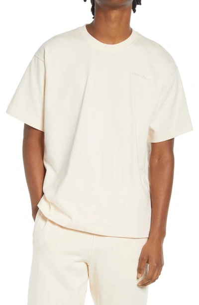 Adidas Originals X Pharrell Williams Premium T Shirt In Ecru-neutral In Ecru Tint