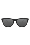 Oakley Frogskins 55mm Square Sunglasses In Black/ Black
