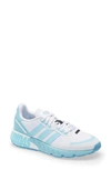 Adidas Originals Adidas Women's Originals Zx 1k Boost Casual Shoes In White/ Hazy Sky/ Hazy Blue