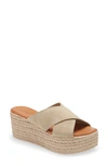 Cordani Bella Espadrille Wedge Sandal In Tierra Suede