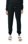 Ninety Percent Drawstring Straight-leg Track Pants In Black