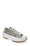 Converse Multicoloured Run Star Hike Low Top Sneakers In Driftwood/ Light Fawn/ Black