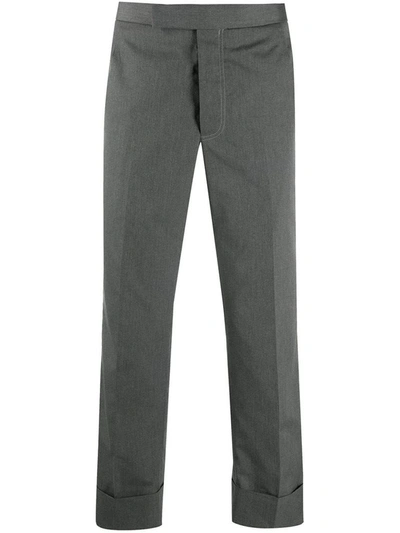 Thom Browne Men's Grey Other Materials Pants