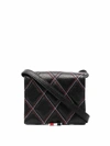 THOM BROWNE THOM BROWNE WOMEN'S BLACK OTHER MATERIALS WALLET,FAW076A06560001 UNI