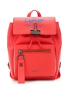 OFF-WHITE OFF-WHITE WOMEN'S RED LEATHER BACKPACK,OWNB007R204230732130 UNI