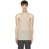 AMIRI BEIGE JERSEY TANK TOP