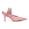 ABRA PINK SPIKE MULES