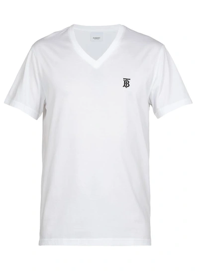 Burberry T-shirts And Polos White
