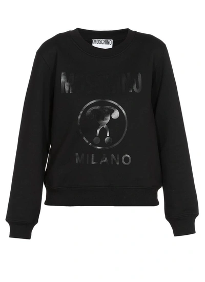 Moschino Sweaters Black In Fantasia Nero