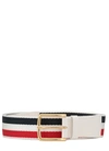 THOM BROWNE THOM BROWNE BELTS WHITE